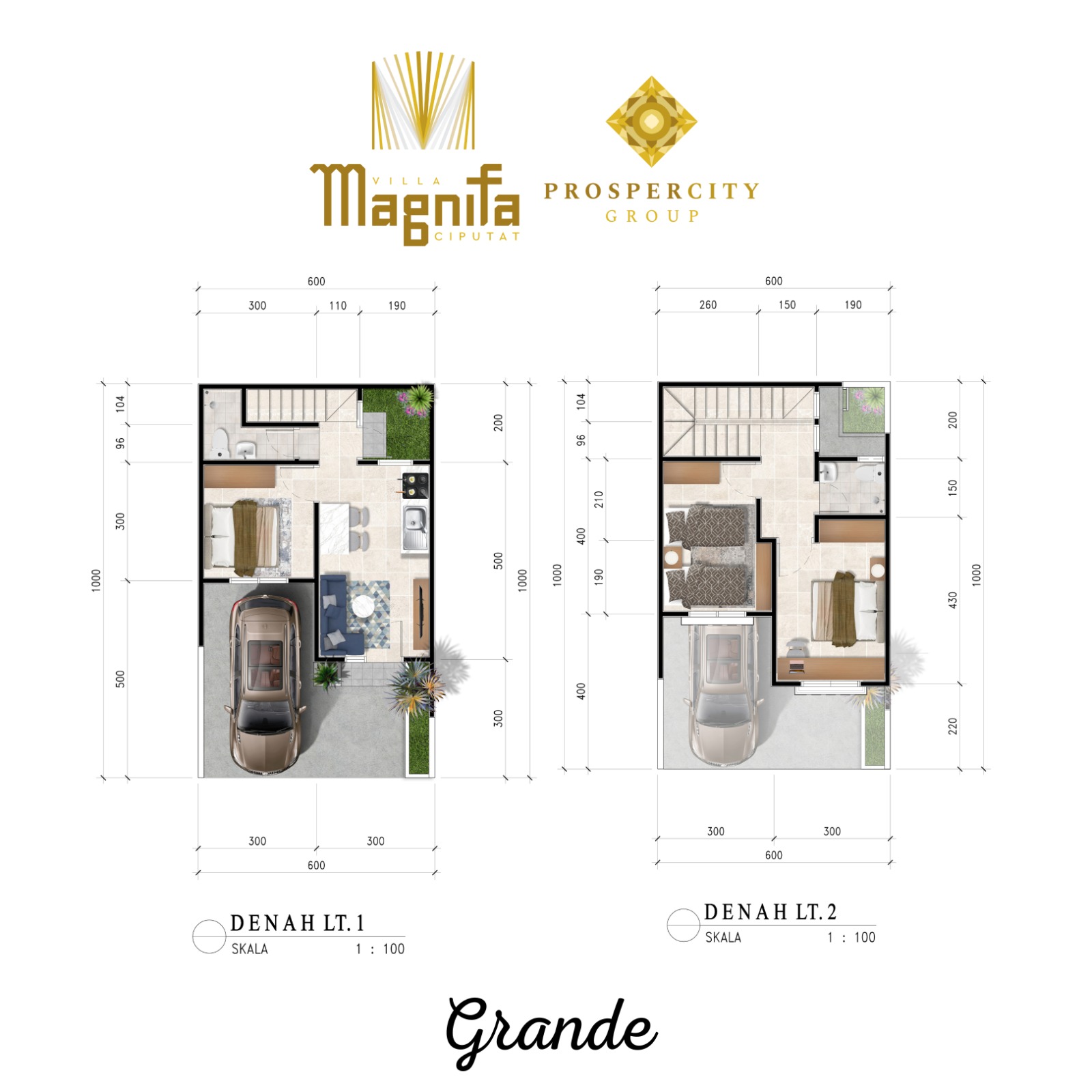 Villa Magnifa Floor Plan - Tipe Grande