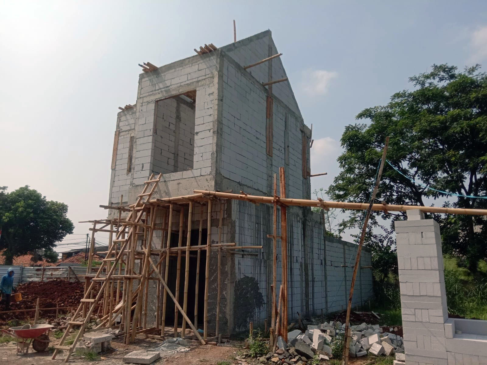 Update pembangunan Villa Magnifa Ciputat - progress pembangunan unit